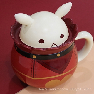 Genshin Impact Klee: Bomb Mug Game Project Cosplay Props Cute Anime Ceramic Tea Cup 2021 N (2)