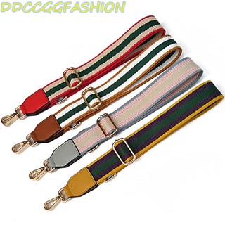 DDCCGGFASHION 120cm striped shoulder bag accessories adjustable strap