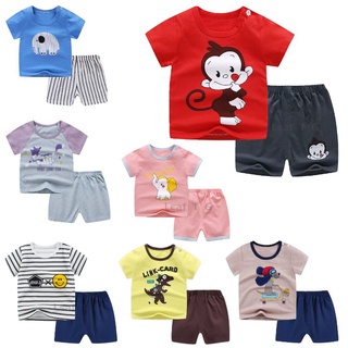 Ready Stock Cute Cartoon Baju Baby Boy Girl Shirts Baju Budak Lelaki Baju Anak Lelaki Newborn Baby