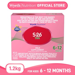 S-26® TWO Milk Supplement for 6-12 Months, Box 1.2kg