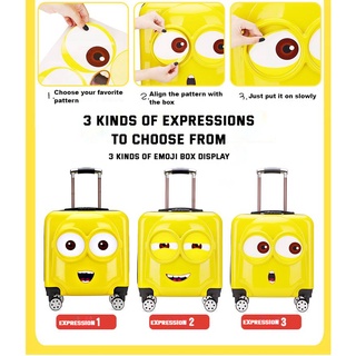 Cartoon Kids Luggage 18 Inch Hand Luggage Check-in Luggage Travel Luggage Backpack Trolley Rolling (4)