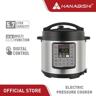 Hanabishi Electric Pressure Cooker HDIGPC10in1 5.7 liters 10 in 1 Multi-function Digital display
