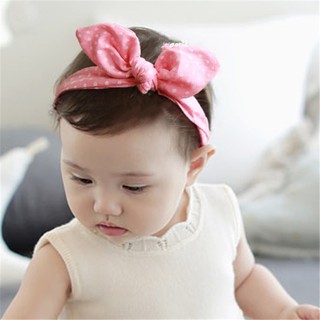Baby Kids Girls Rabbit Bow Ear Hairband Headband Turban Knot Head Wraps with design (2)