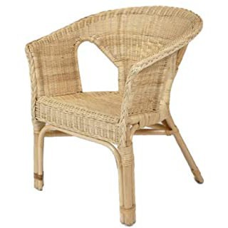 Super comfortable natural colored rattan chair for babies in vintage style, boho, real photos, factory prices (2)