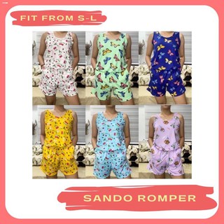 JUMPSUIT ROMPERJUMPSUIT❂㍿✓Sando Romper with pocket FREESIZE (Can fit from S-L)