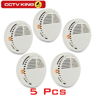 Smoke Detector Fire Alarm Indoor Security System 9V, Wireless Smoke Detector Battery Operated, Smoke