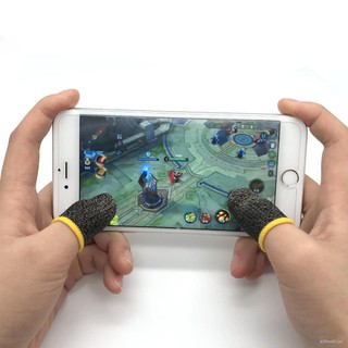 【New product】❐❉❦finger joystick✘☼℡♗๑Hot sale 1 Pair (2pcs) Gamers Sweatproof Gloves Mobile Finger Sl