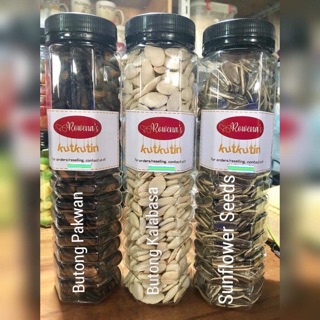 Kutkutin in a jar 2 (sunflower seeds, butong pakwan, butong kalabasa, sweet corn pop)