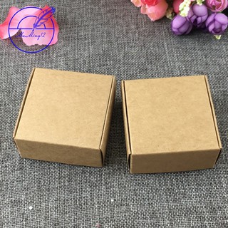 ☀SALE☀100Pcs Kraft Paper Box Nice Kraft Box Packaging Box Small Size
