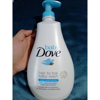 Baby Dove Rich Moisture Hair to Toe Baby Wash 591ml