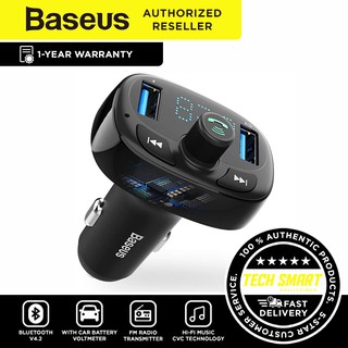 Baseus Bluetooth FM Transmitter for Car, Wireless FM Radio Adapter MP3 Music Player FM Transmitter C