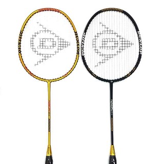 Dunlop Badminton Racket Neon 2.0 Set G1 HD NF( Matte Gold & Black) (2)