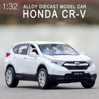 1:32 HONDA CRV SUV Car Models Alloy Diecast Toy Vehicle Doors Openable Auto Truck