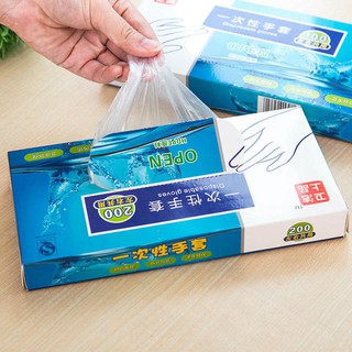 Fashion King #50Pairs Disposable Plastic Gloves Food Handling Safety Gloves Box-Packed (1)