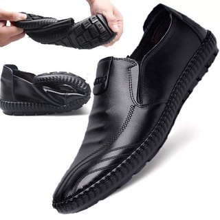 Oxfords & Lace-Ups●◊☃Leather shoes men's summer breathable men's shoes men's casual shoes fashion ho (1)