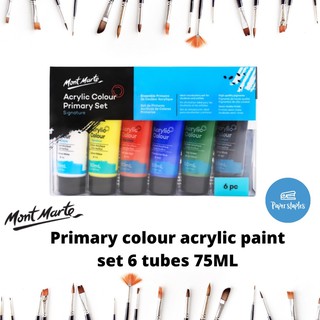 Mont Marte Signature Acrylic Paints Primary set (50ML)