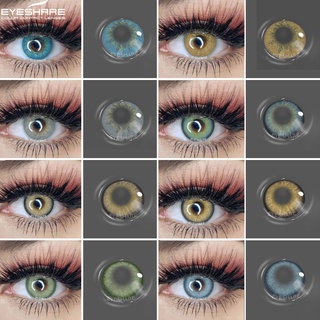 EYESHARE Eye Color Contact Lenses 2pcs TWINKLE Series Yearly Beauty Color Contact Lenses for Eyes