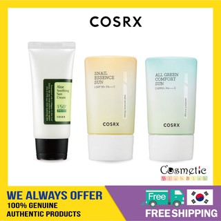 [COSRX] Sun Care - Aloe Soothing Sun Cream / Shield Fit All Green Comfort Sun / Shield Fit Snail Ess