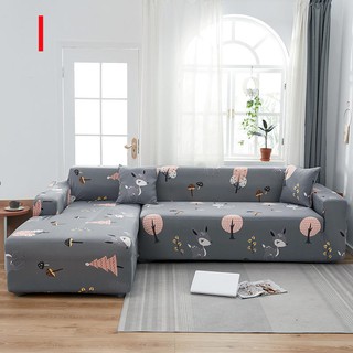 【COD/Ready Stock】Stretch Sofa Covers L-type sofa cover 1/2/3/4 seat sofa cover All-purpose Sofa cover