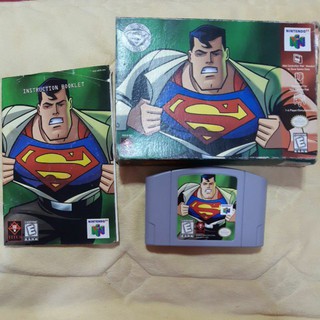 N64 Game SUPERMAN The New Superman Adventures