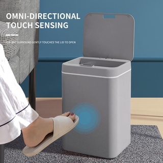 ✈◎Smart Sensor Trash Automatic Touchless Kitchen Trash Sensor Eco-friendly Waste Garbage Bin Smart H