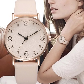 2021 New Fashion Luxury Ladies Leather Strap Analog Quartz Watch