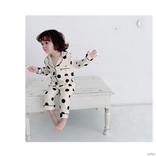 Boys Girl Silk Satin Pajamas Set Baby Kids Suit Nightwear Sleepwear (6)