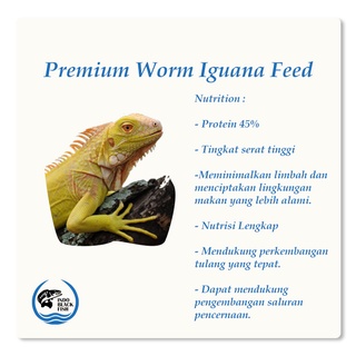 250gr Fresh Premium Organic Worm Iguana Feed (1)