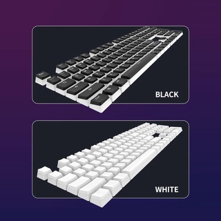 AJAZZ PBT Pudding Keycap 108 Keys PBT Keycap Set with Frosted Hand Feel for Mechanical Keyboard (5)