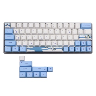 61+11 OEM PBT Keycaps Full Set Mechanical Keyboard Keycaps PBT Dye Sublimation Cherry Keycaps (1)