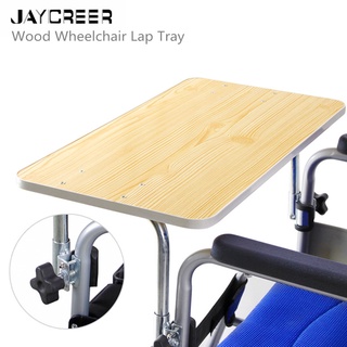 JayCreer Wheelchair Tray, Wood Wheelchair Lap Tray, Wheelchair Table