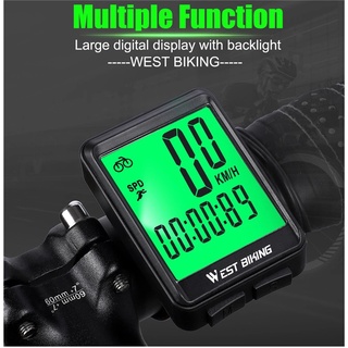 Stopwatch Speedometer Waterproof Bicycle Computer Wireless MTB Bike Cycling Odometer