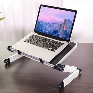 BJB-Foldable Aluminum Alloy Notebook Stand Adjustable Laptop Heighten Desktop Holder (5)