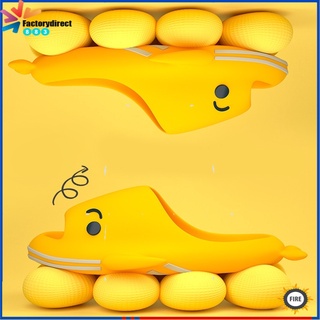 <Top Recommend>Whale Slippers home indoor couples Slippers cute household stepping on shit sandals and slippers non-slip soft bottom EVA slippers#Ready Shipping