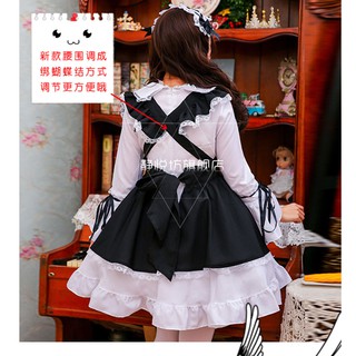 Cute Girl Gothic Lolita Cosplay vampire Cafe Maid Maid Dress (5)