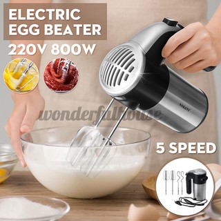 floor fan silent small home❡✴✿800w Electric Handheld Whisk 5 Speed Hand Mixer Kitchen Egg Beater Cr