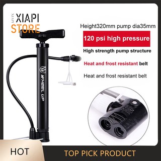 XP❤Portable 120 Psi High Pressure Bicycle Bike Motorcycle Air Pump Family Inflator (1)
