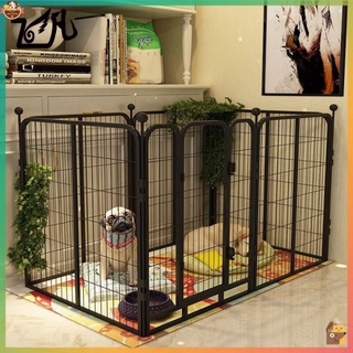 Dog Fence Outdoor Fence Indoor Isolation Fence Teddy Small and Medium-sized Dog Golden Retriever Large Dog Cage Puppy Fence Rabbit Indoor Pet Fence Super Space Free Assembly