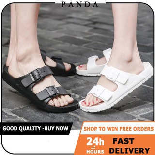 PANDA New Korean Version Of The Trend Birkenstock Two Strap Slippers Women And Men COD pd515