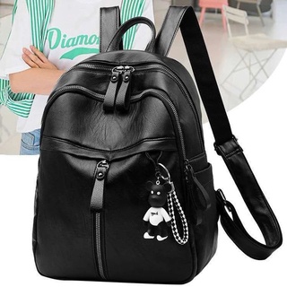 2021 New Fashion Woman Backpack High Quality Youth PU Leather Backpack for Teenage Girls Female Scho