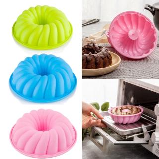 Spiral Silicone Cake Molds, Muffins, Chocolate Pizza Cake Tray Molds Kitchen Baking Tools