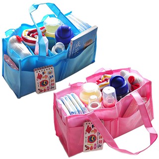 Multi-pocket Baby Diaper Nappy Mother Bag Portable Non-woven Fabric Handbag (1)