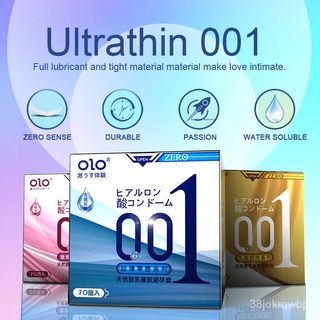 Premium 0.01 Condom For Men Long Sex Ultra Thin latex rubber Hyaluronic Acid ICE Fire Delay Condoms