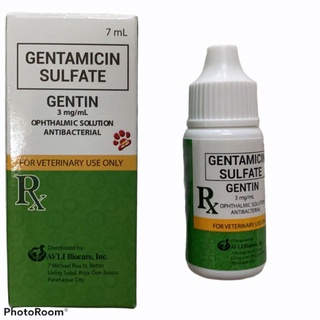 Gentin Eye Drops for Dogs and Cats | Gentamicin Sulfate (Antibacterial)