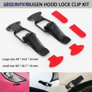 {adawnswa}2X Universal Bumper Security Hook Quick Release Fastener Lock Clip Kit Car Truck