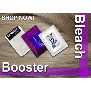 Hair Bleaching Set (20g Booster Bleach plus 100ml Oxidizer) with Summitway Purple Shampoo 20ml