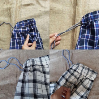 Ready Stock☸♈Skusta Clee's Pranella Pajama UNISEX with 2 pockets Trendy checkered plaid pants •