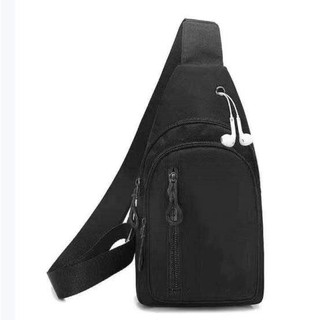 HANSCP#731 Fashion Men's Cross body Bag with Headphone Hole Designer Bags for Men