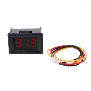 QQ* DC 0-100V 0.36" 3-digital Voltmeter LED Panel Voltage Meter For Car Motorcycle