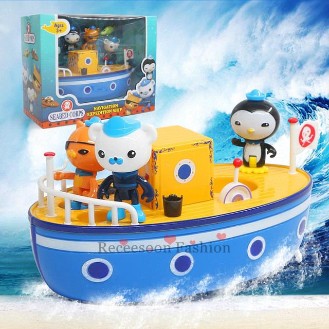 Octonauts Boat Toys Set Baby Bath Toy Float Ship Kids Gifts